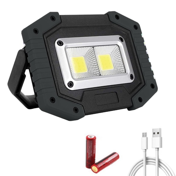 LED-arbetslampa, 30W uppladdningsbar arbetslampa, LED Portable Waterp