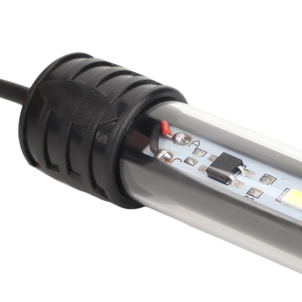 LED Akvarie Lys Høj Lysstyrke Nedsænkelig Blå Hvid Fisk Tank Lampe til Landskab EU Stik 220V ZY 15A Uden Afbryder