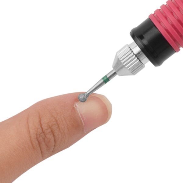 6 st kvarts skrubbsten nagelborr bits ersättningsset, nagel