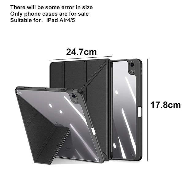 Case kompatibel iPad Air4/5 10.9, Separation Avtagbar