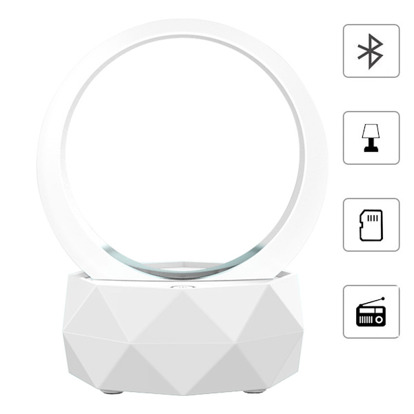 Kannettava langaton Bluetooth-kaiutin LED-valoilla