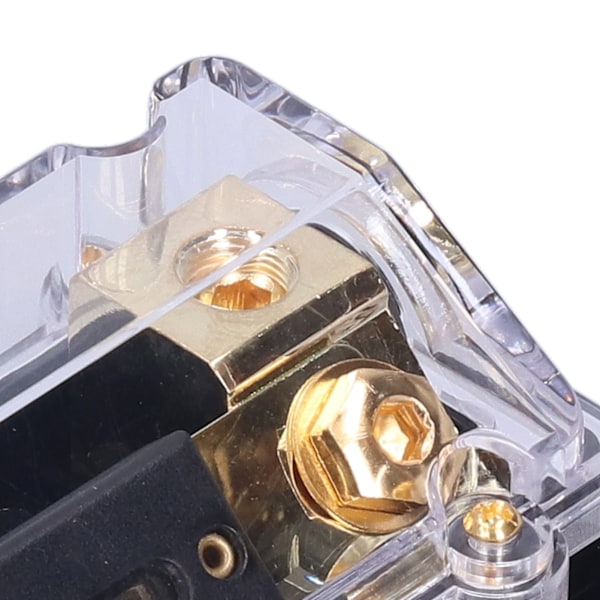 0/2/4 Gauge AWG Säkringshållare 1 In 1 Ut Inline ANL Block med 100A Säkring för Bil Båt Ljud