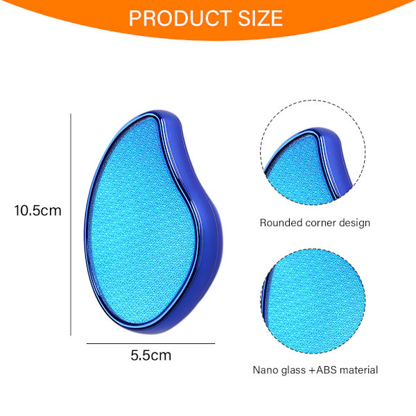 Fotfil, Nano Crystal Glass Callus Remover, Fotpleie
