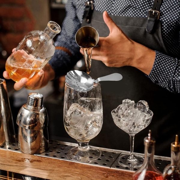 Rustfrit Stål Bar Strainer Cocktail, Cocktail Strainer Bar Værktøjer til Professionelle Bartendere