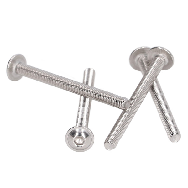 50 st Flangerade Knappskruvar A2‑70 Rostfritt Stål Knapphuvud Socket Caps Bultar KitM3x30mm