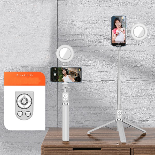Utvidbar Selfie Stick med Tik Tok oppladbar trådløs