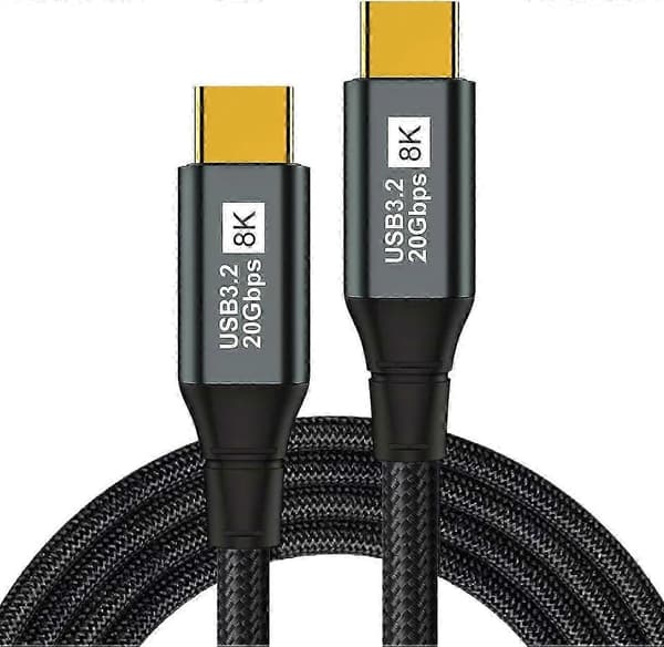 USB C till USB C bildskärmskabel 6.6FT 8K