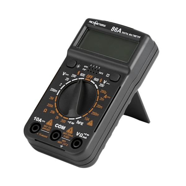 RICHMETERS 86A Digital Multimeter Voltmeter AC DC Spänning Ström Resistans Testare