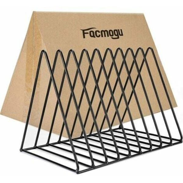 9 Slots Vinyl Record Storage Rack For A Desk A Shelf Black