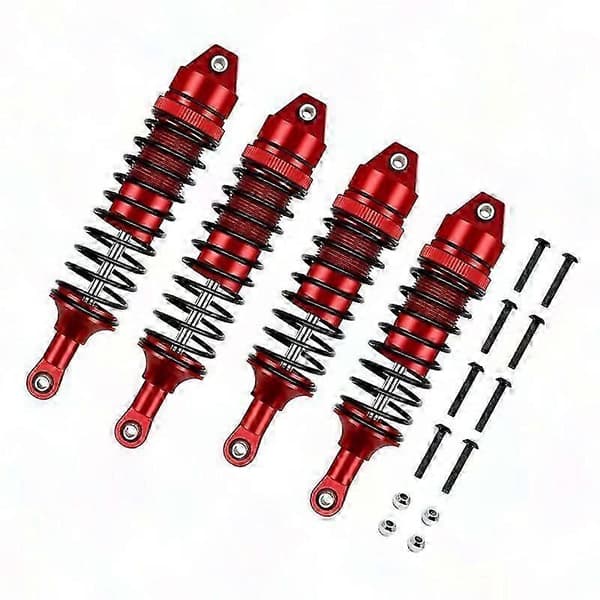 Metallforbedringer foran og bak for Slash VXL 2WD Stampede Hoss 1/10 RC bildeler Red