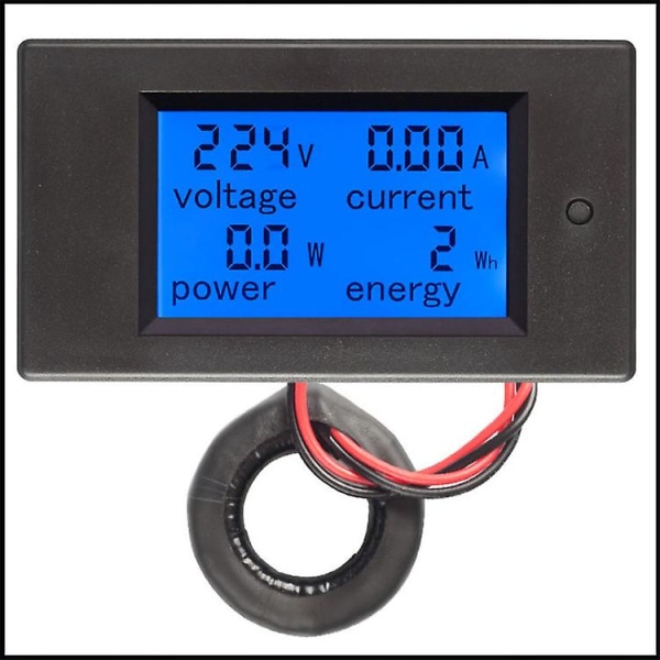 Digital Voltmeter Ammeter Ac 80~260v 100a Ct Spänning Ström
