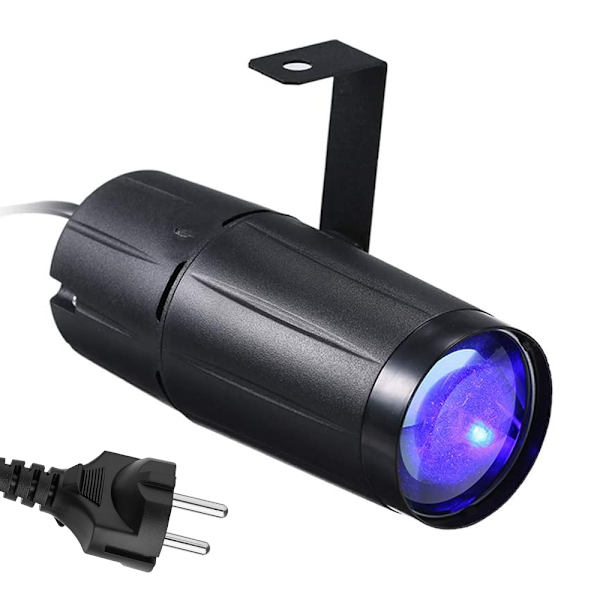 Discokule Pin Spot Light LED Scenebelysning Strålkaster Ligh