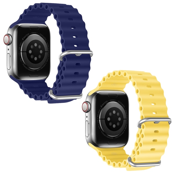 2 kpl hihna, joka on yhteensopiva säädettävän Apple Watch rannekkeen kanssa