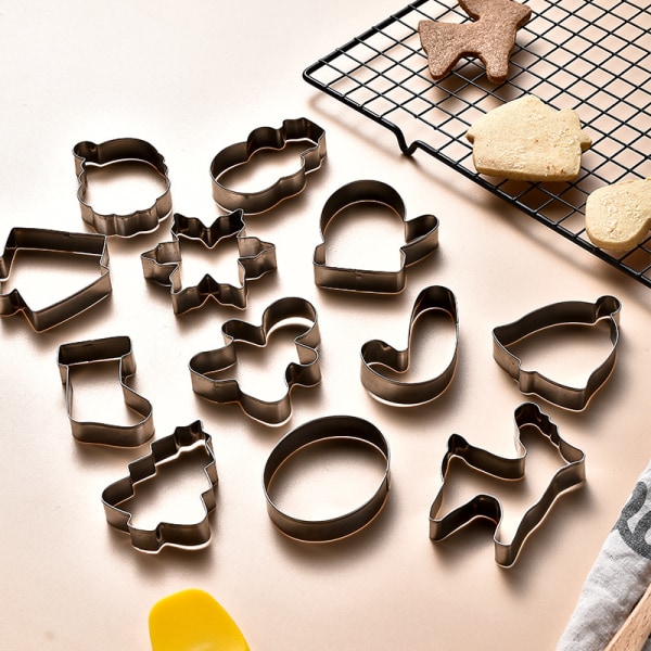 Christmas Cookie Cutter Sæt - Holiday Cookies Forme