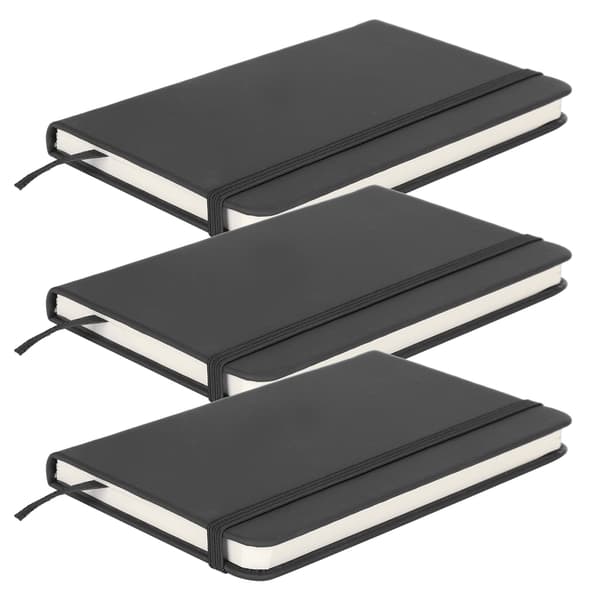 Multianvendelig notesbog, elastisk remdesign sikrer sikker lukning, øjenbeskyttelsesdesign for behagelig brug, velegnet til studerende,