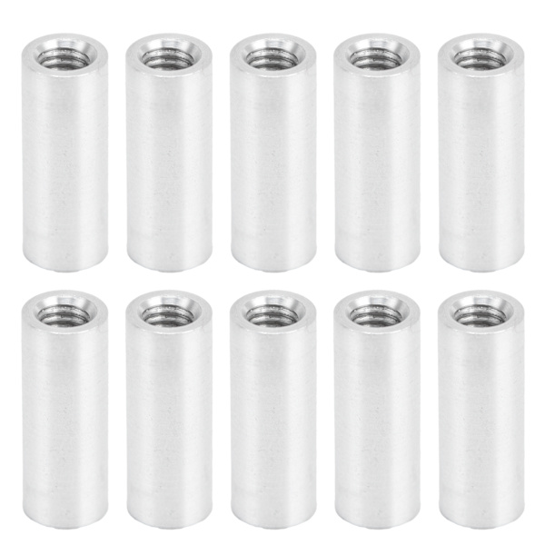 10 st Distanshållare i Aluminiumlegering, Trådad Rund Kolonn, Avståndshållare för Quadcopter DIY-modell M4x0.7mm16mm