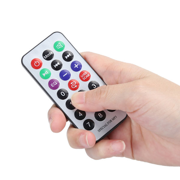 MP3 Bluetooth-dekooderikortti digitaalinen näyttövahvistinsoitinmoduuli 2x3W mustat tarvikkeet