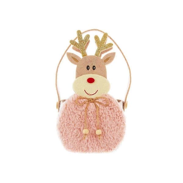 Jule slikpose rensdyrpose vintergaver slik -pose- designartikler til jul vinter hvid