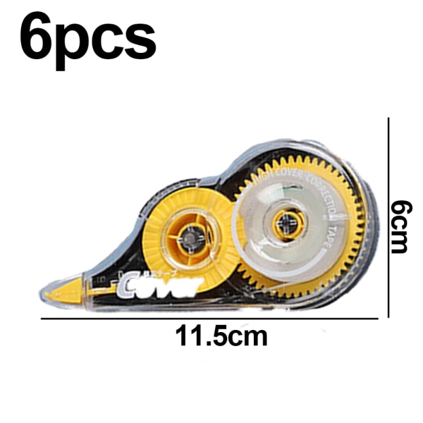 Korrigeringstejp, White Out Tape, för skola, kontor, anteckning