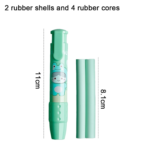 Kreative tegneserie viskelæder Retractable Pen Form viskelæder