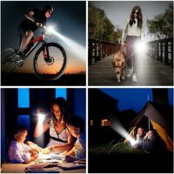 USB-ladattava LED-taskulamppu, erittäin tehokas 3000 lumenia CREE XHP50 -taskulamppu, 5 tilaa, IP65-vedenkestävä, sotilaskäyttöön tarkoitettu zoomaus taskulamppu retkeilyyn ja vaellukseen
