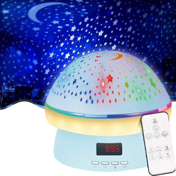 LED Starry Night Sky Projector Lamp, Rotation Star Projector Nig