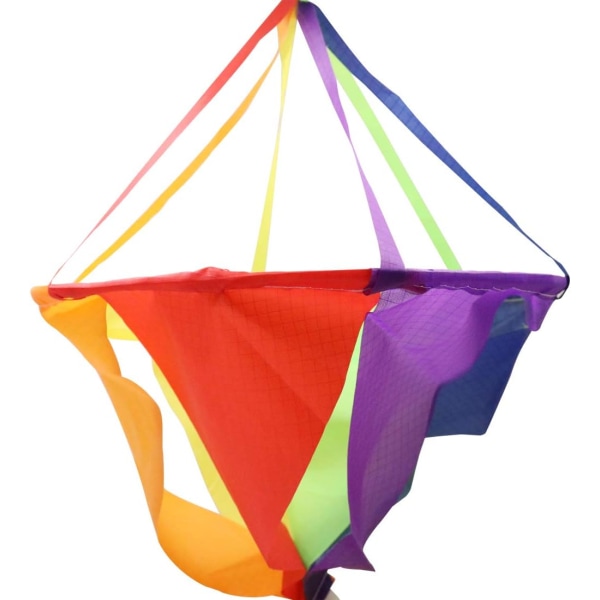 62" Fashion Windsocks Wind Twister Spinners Rainbow Kite Sokker
