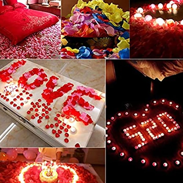 2200 PCS Non-woven fabric Rose Petals Simulated rose petals