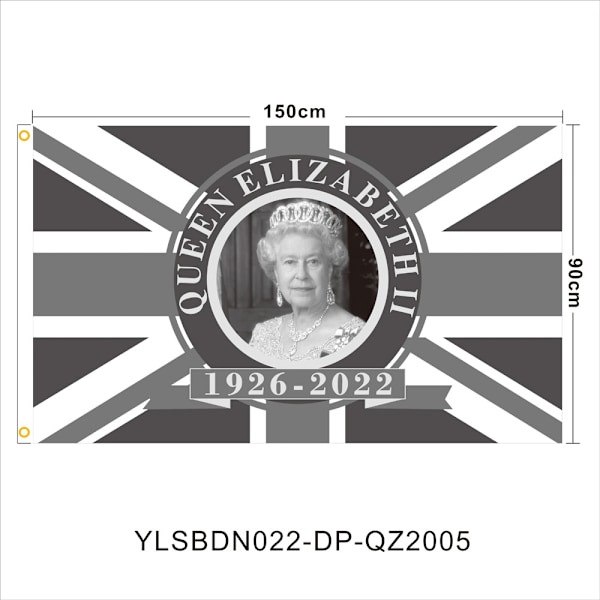 Hänen Majesteettinsa lippu, Ison-Britannian kuningattaren muistoksi