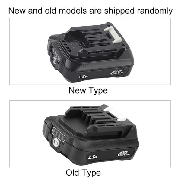 2500 mAh 12V Lithium Ion Batteri Udskiftning Tilbehør Passer Til Makita BL1012B