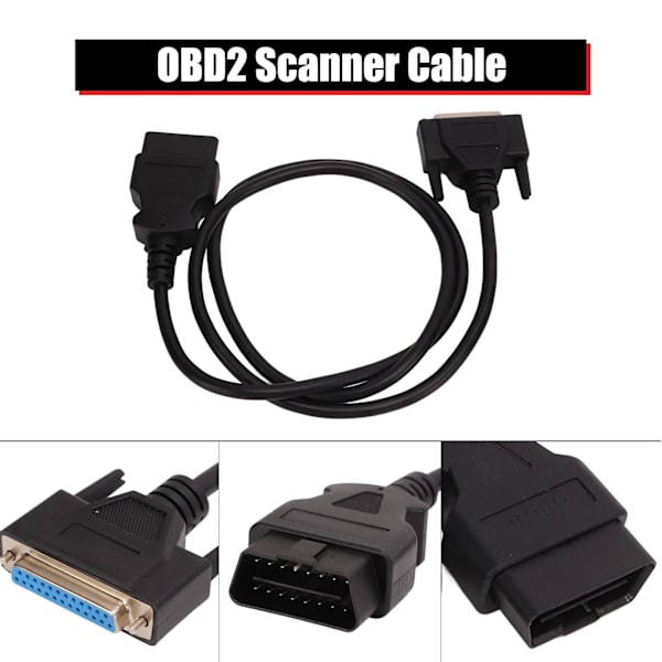 OBDII OBD2 CAN Hovedkabel Diagnostisk Ledning EAC0093L01A Erstatning for Snap‑On Ethos EESC312 93L
