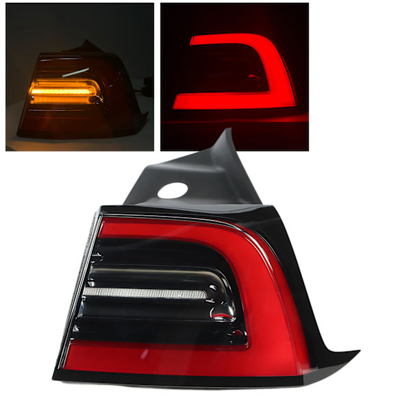 Ytre baklykt for bil 5 ledninger OEM-stil Vanntett bakbremselys erstatning for Tesla Model 3 Y 2020‑2022 Høyre 1502087 00 D