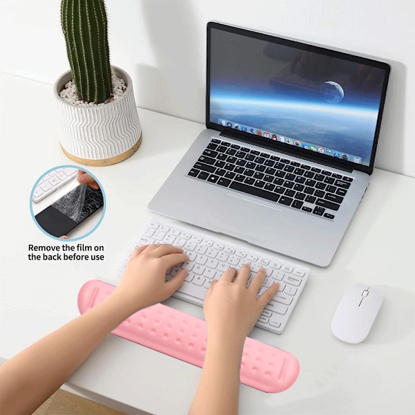 Ultra fint Memory Foam tastatur håndledsstøtte blød gel ergonomisk