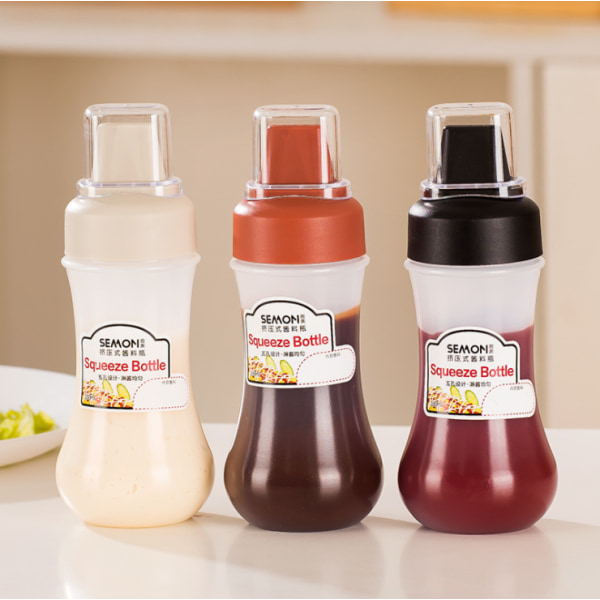 5-hole Sauce Squeeze BottlePlastic Condiment Squeeze Bottle for