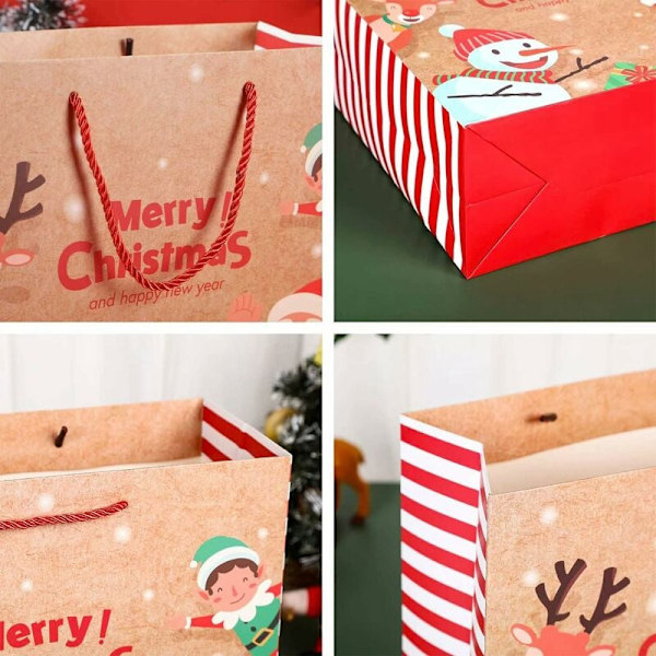 Packa upp lyckan, julklappspåsar för alla tillfällen, perfekta för små presenter, förstärkt papper som erbjuder överlägsna material, miljövänlig kraft