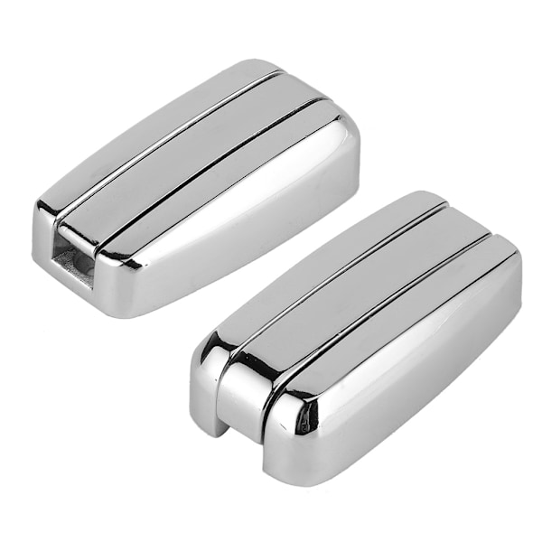 2 st. Dolda Krokar i Zink-Legering för Kläder, Hattar och Handdukar - Biltillbehör, Husvagn - Silver