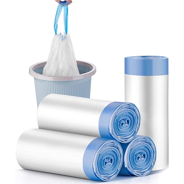 Charmount 4 Gallon søppelposer - 60 stk, snøring, små