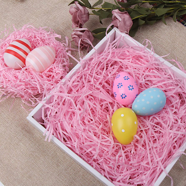 Raffia Papir Strimmel & Strimlet Strimlet Konfetti til DIY Gaveindpakning & Kurvefyldning