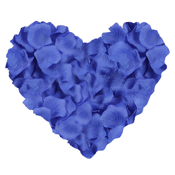 1200 st konstgjorda rosenblad, non-woven blomblad för