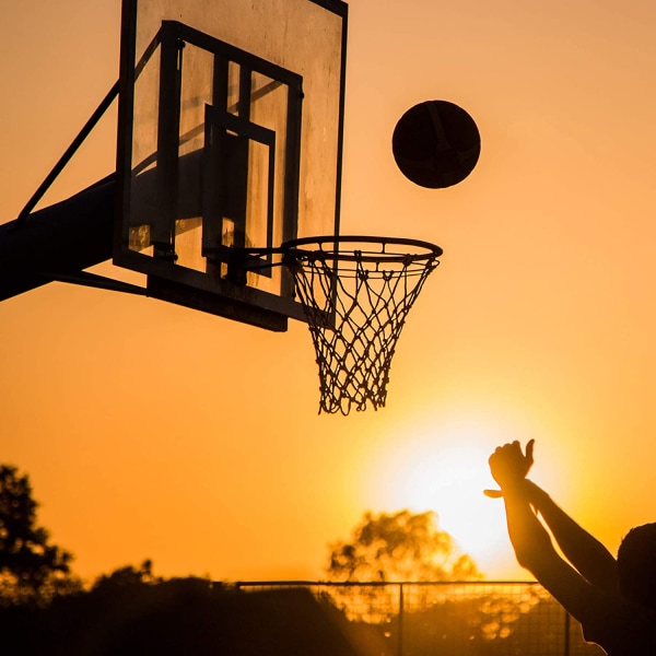 Pakke med 3 profesjonelle basketballnett, basketballerstatningsnett