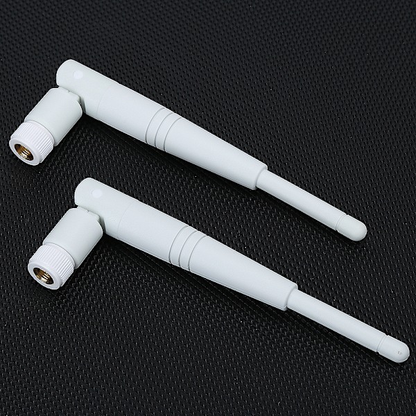 2 stk. 2.4G/ 5G Dual Band WiFi-antenne 4DBi Omni RP‑SMA Interface-antenne
