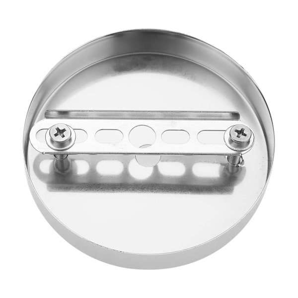 10CM Takbasplatta Rund Metall Hängande Ljustillbehör Modern Sovrum Heminredning Krom