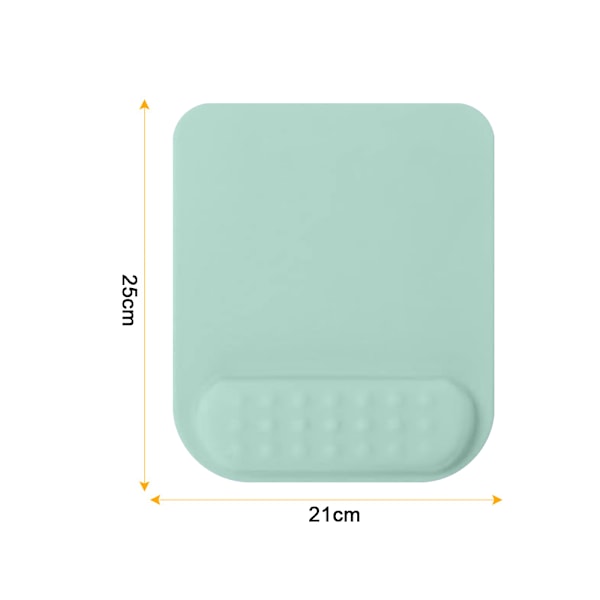 Ergonomisk musmatta i mikrofiber med minnesskum och handledsstöd