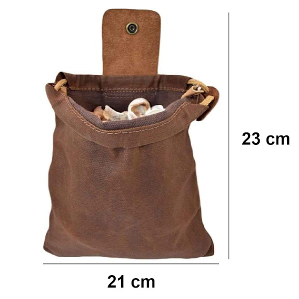 Lerret Fôring Lomme, Hage Fruktplukking Bag, Sopp
