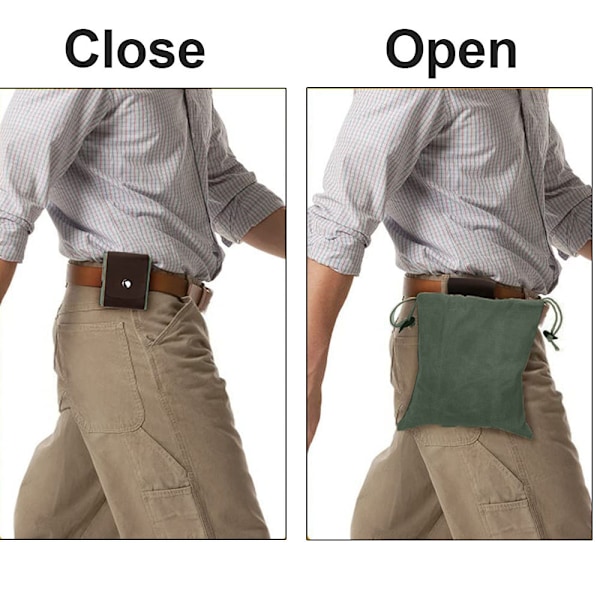 Lerret Fôring Lomme, Hage Fruktplukking Bag, Sopp