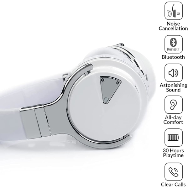 Aktiv støyreduserende hodetelefoner Bluetooth-hodetelefoner med