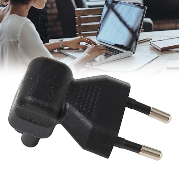 5 st EU-kontakt till IEC320 C5 Strömadapter Vinkel EU-kontakt till IEC320 C5 Strömadapter Konverterare för Laptop 100‑250V