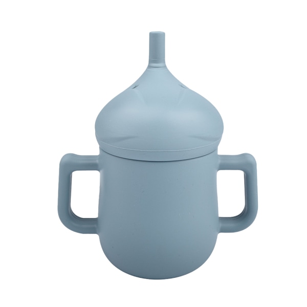 Silikon Sippy Cup med myk tut, sølesikker lokk, sklisikker