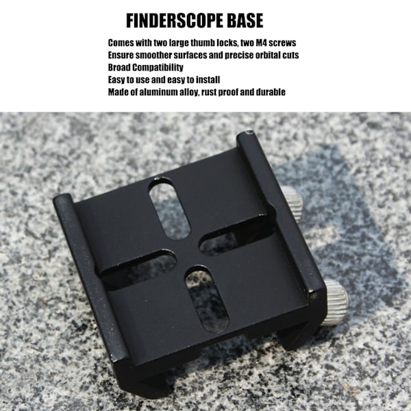 Finderscope Base Rust Proof Nem Installation Finder Scope Montering Beslag til C8 til C8HD til C925 til SKY ROVER 80ED