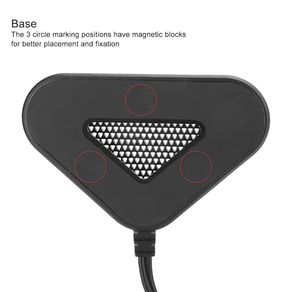 Antenne magnetisk base dock RP-SMA hunn til RP-SMA hunn forlengelseskabel fast brakett (forlengelseskabel base)